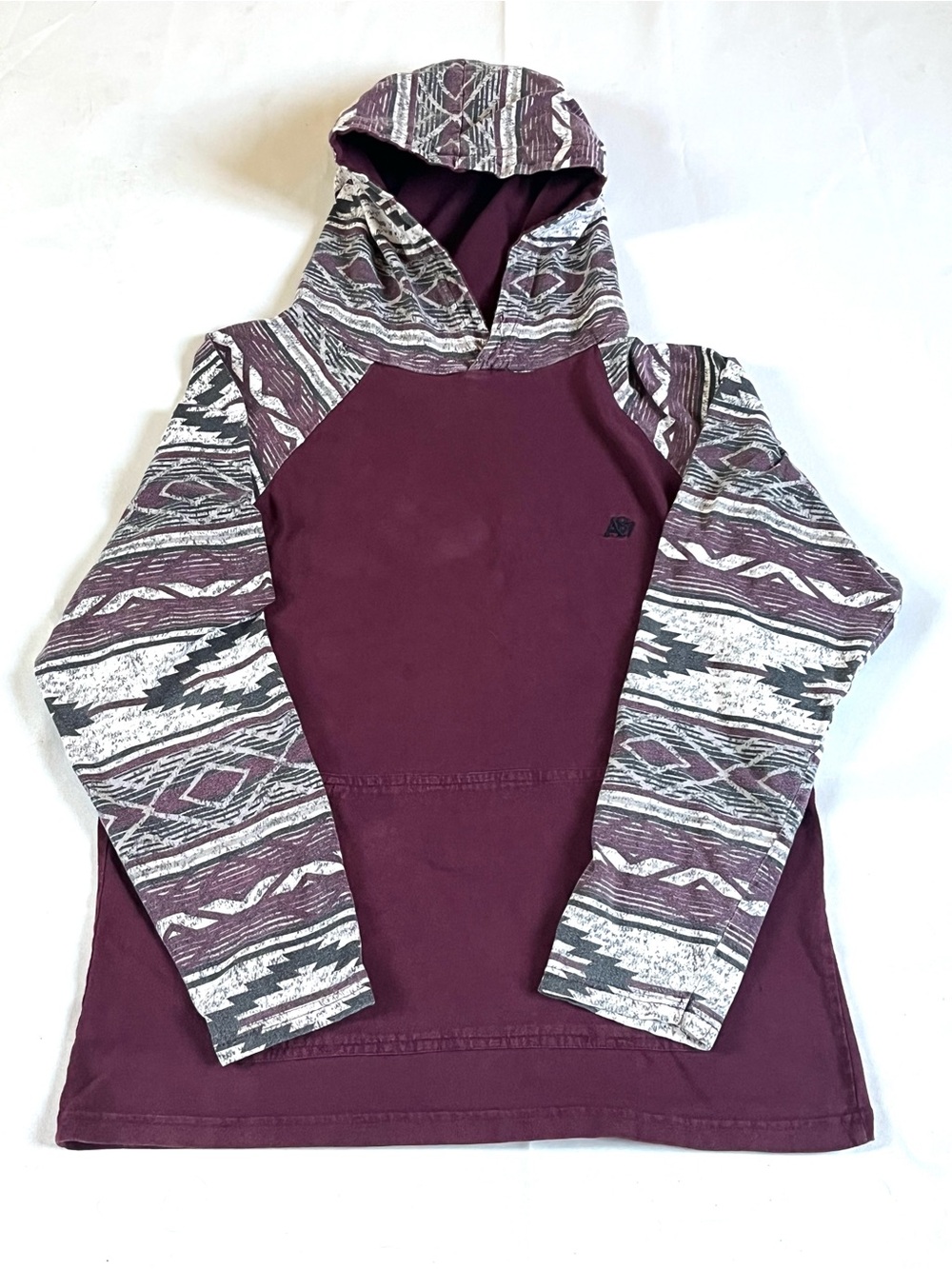 Aéropostale A87 Vintage Y2K Geometric Hoodie M